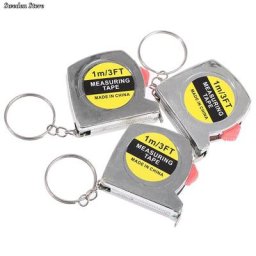 Règle rétractable 1m/3ft ruban à mesurer porte-clés outils de construction roulette instruments