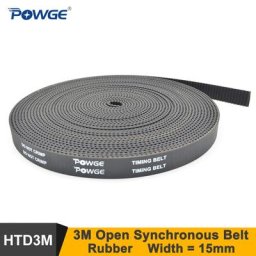 POWGE – courroie de synchronisation synchrone de 5 mètres 3M longueur de 6/10/15mm (5000mm)