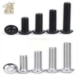 Vis hexagonale à six pans creux ISO7380 M2 M2.5 M3 figuré M5 M6 304 A2-70 en acier inoxydable