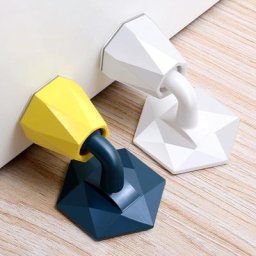 Butoir de porte en Silicone sans poinçon Absorption murale tactile des toilettes support de porte