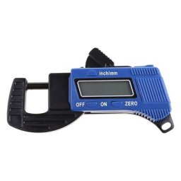 Micromètre électronique numérique LCD en Fiber de carbone jauge d'épaisseur 0-12.7mm livraison