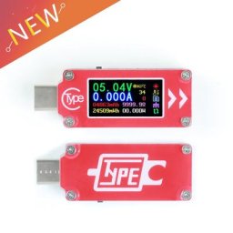 Voltmètre USB TC64 tension courant multimètre batterie charge PD batterie de Type C testeur
