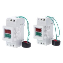 Compteur de courant de tension LED pour touristes voltmètre ampèremètre AC 80-300V 250-450V