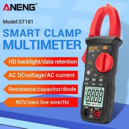 ANENG – multimètre à pince numérique ST181 4000 points testeur de résistance à Transistor courant