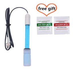 Sonde d'Électrode de PH pour Aquarium Connecteur BNC Contrôleur Capteur Numérique Gib
