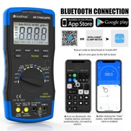 HoldPeak – sonde True RMS HP-770HC multimètre numérique avec NCV