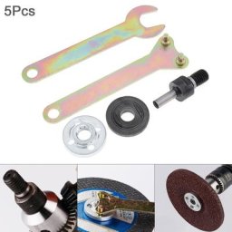 Perceuse électrique 6mm 5 pièces meuleuse d'angle bielle pour couper disque de polissage