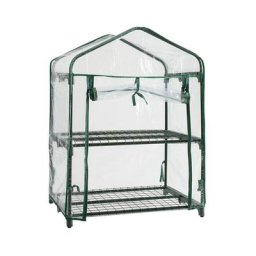 Mini couverture de jardin en PVC à 2 niveaux sans cadre en fer plantes fleurs serre maison