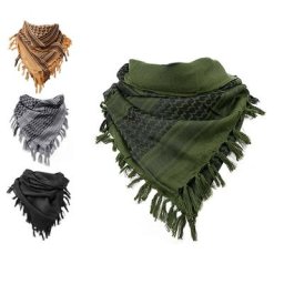 Optique Foulards aniques Musulmans pour Hommes et Femmes Écharpe de Randonnée Coupe-Vent Écharpe