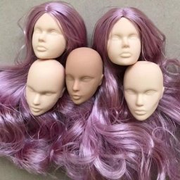 MIZI-Têtes de beurre à la peau Rare pour le visage jouet d'apprentissage du maquillage super