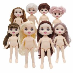 SuperBJD Butter 13 Poupées articulées pour garçons et filles poupées mignonnes bébé nu corps de