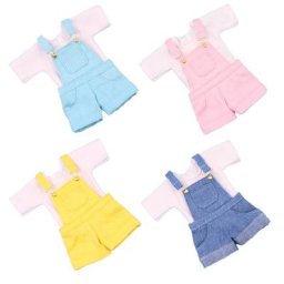 ICY DBS Blyth – combinaison en denim pour filles salopette courte rose bleu jaune vêtements