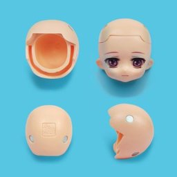 Tête de Poupée YMY à Tête Chauve Peut être Installée avec Gsc Argile Visage de Remplacement