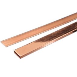 Plaque de barre plate en cuivre violet T2 3mm x 15mm x 250mm bande métallique pour appareils