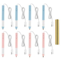 Stylo thermique 0.8/1.5/2.5/2.5*0.35mm USB famille avec estampage à chaud feuille de papier pour