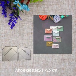 Matrices de découpe en métal pour petit courrier enveloppe matrices artisanales scrapbooking pour