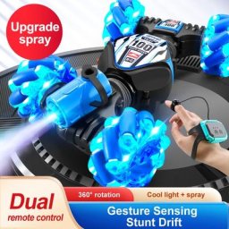 Voiture radiocommandée pour garçons et filles nouveau Style 360 ° 4WD Drift Spray télécommande
