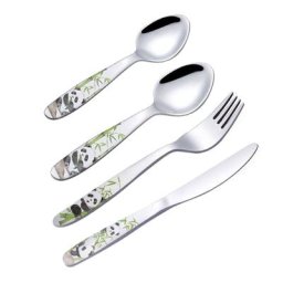 Ensemble d'ustensiles de table en acier inoxydable 4 pièces/ensemble cuillères fourchettes