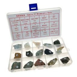 Collection d'échantillons de roche métamorphique vraie pierre aide à l'enseignement jusqu'à 8 ans