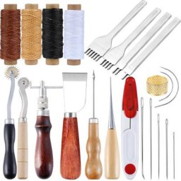 KAOBUY – Kit d'outils professionnels d'artisanat du cuir couture à la main poinçon de sculpture