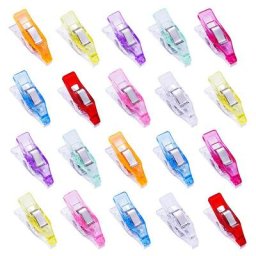 MIUSIE 50/20/10 Pcs Mini Coloré Couture Clips Pour Matelassée En Tissu de Couture De Métier À