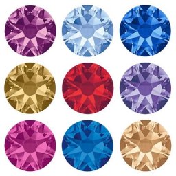 YANRUO 2088 Non Hotfix 8 grand 8 petit bricolage Strass cristal bâton sur ongles arrière plat Strass