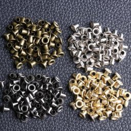 Mini boutons à œillets pour bricolage boucles de ceinture au beurre boutons à pression en métal