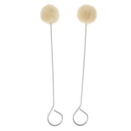 Outil d'applicateur de laine 10 pièces/ensemble | Daubes de laine brosse bricolage accessoires de