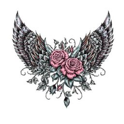 Patchs de transfert de chaleur ange aile DIY patchs de transfert de fer sur T-shirt Applique en