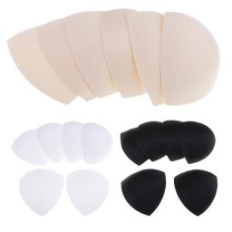 Coussinets d'insertion de soutien-gorge triangle en mousse pour femmes coussinets de poitrine pour