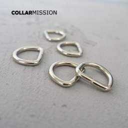 DK15Y – boucle en métal plaqué en alliage de Zinc 15mm sangle en forme de D pour collier de