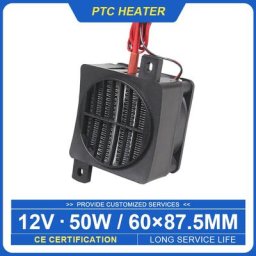 Thermostat pour Incubateur Thermistance en Céramique Isolation Ventilateur Souffleur 12V 50W