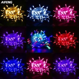 Guirlande Lumineuse LED de 5/10/20/30/50/100mm et 220 V prise EU pour Extérieur Noël