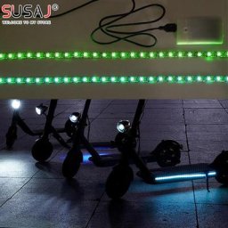 Bande lumineuse LED étanche pour trottinette électrique Xiaomi M365 lampe de poche à barre châssis