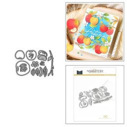 Matrices de découpe en métal à cadre Apple pour bricolage Scrapbook carte en papier décoration