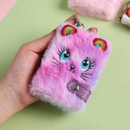 Journal en peluche chat mignon avec serrure et clés pour enfants carnet en peluche mignon journal
