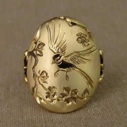 Milangirl-Bagues à motif d'oiseau de fleur gravées à la main pour femmes bijoux classiques pour