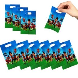 Décorations d'anniversaire Paw Patrol 10 pièces sac cadeau thème chien assiettes en papier