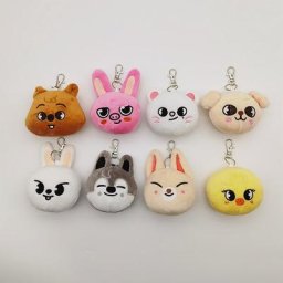 Porte-clés Kawaii en Peluche pour Femme et Enfant Pendentif en Forme de Beurre Jouets Skzoo