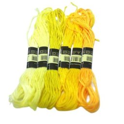 Fil de tissage de bracelets de 4 mètres le style unique 6 fils à broder fils à coudre modules de