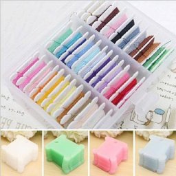 Support de rangement en plastique pour fil à broder 100 pièces 5 couleurs support pour bobines de