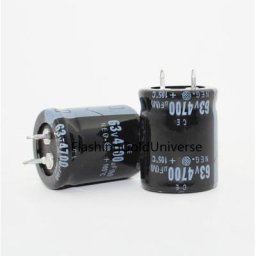 Condensateurs électrolytiques 63V 4700UF 4700UF volume: 22x40mm meilleure qualité