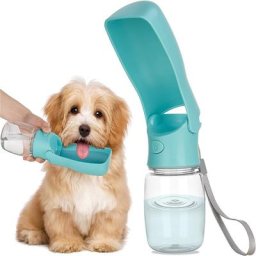 Bouteille d'eau de voyage portable pour animaux de compagnie bouteille d'eau pour chien plastique