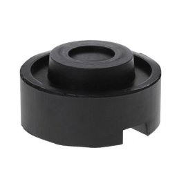 Adaptateur de bloc Jack universel en caoutchouc noir cadre adaptateur de Rail pour clip coussinet