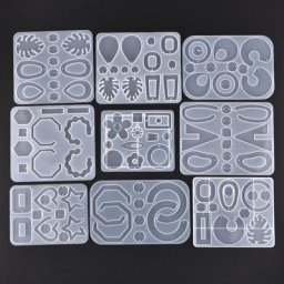 Boucles d'oreilles étoile en résine époxy UV bricolage en Silicone accessoires moules pour bijoux