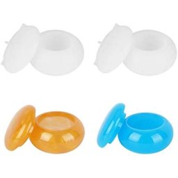 Réservoir de stockage rond avec couvercle moule en Silicone bricolage artisanat fabrication de