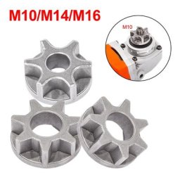 Remplacement d'engrenages de scie à chaîne M10/M14/M16 pour meuleuse d'angle 100/115/125/150/180