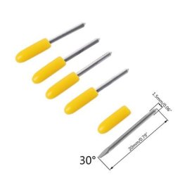 5 lames 30 °/ 45 °/ 60 ° degré traceur de coupe pour lame de coupe en vinyle Roland