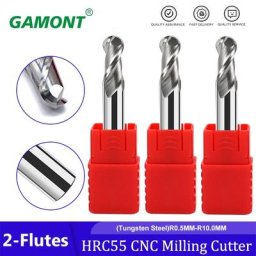 MONT-Fraise en Carbure de Tungstène à 2 Cannelures pour Défraction Usinage de Machines CNC Outils