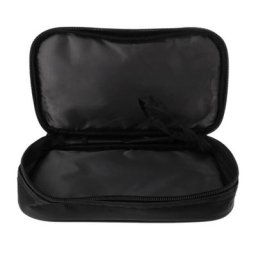 Sac de rangement noir pour multimètre 20x12x4cm étui souple résistant aux chocs étanche et